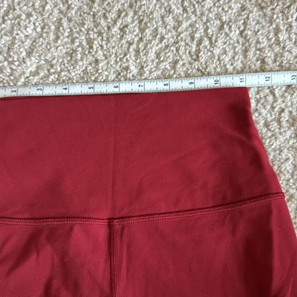 lululemon Align High-Rise Pant 25" Legging Dark Red size 4 - Picture 7 of 9